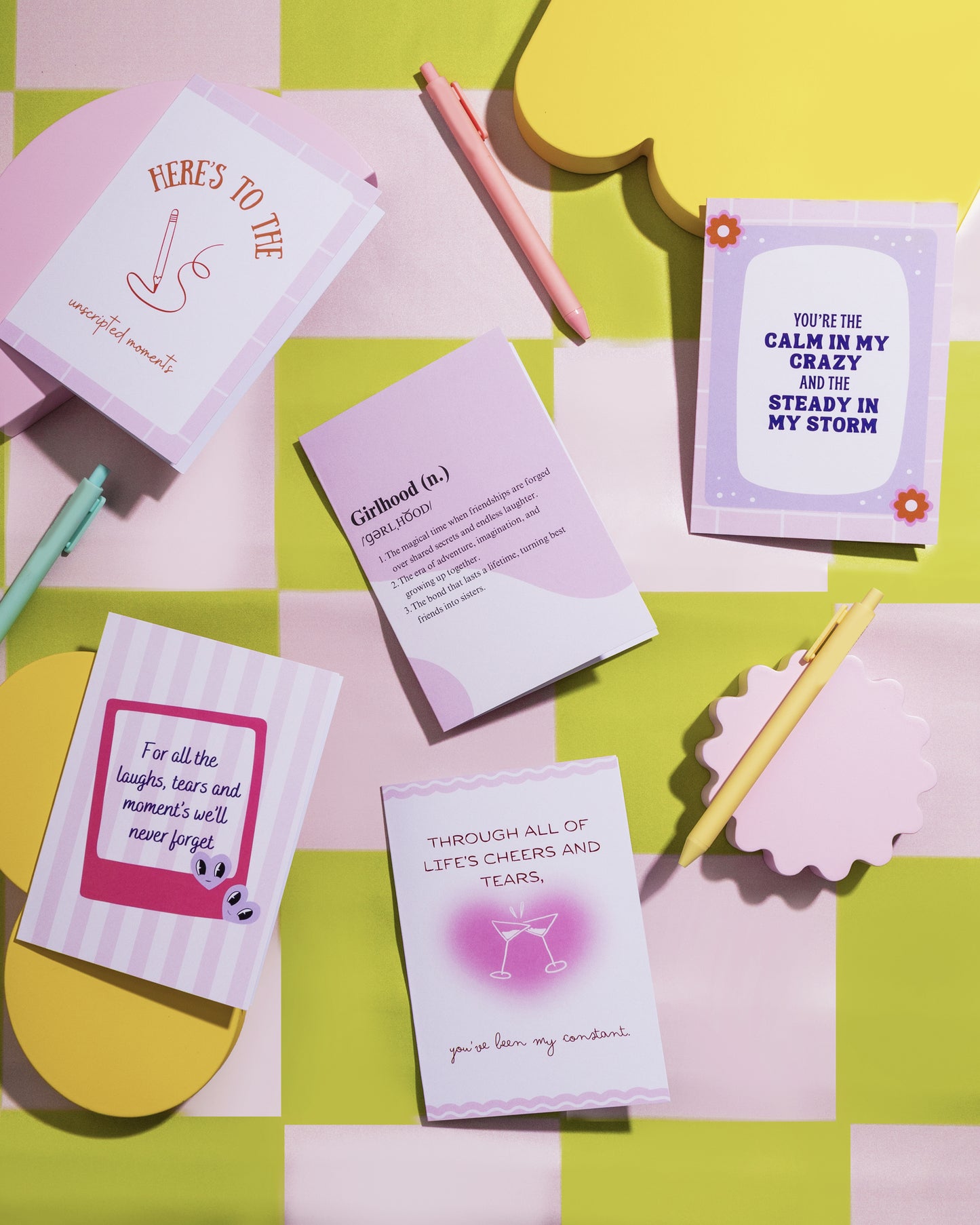 Champagne Problems (Bundle of 5 Cards)