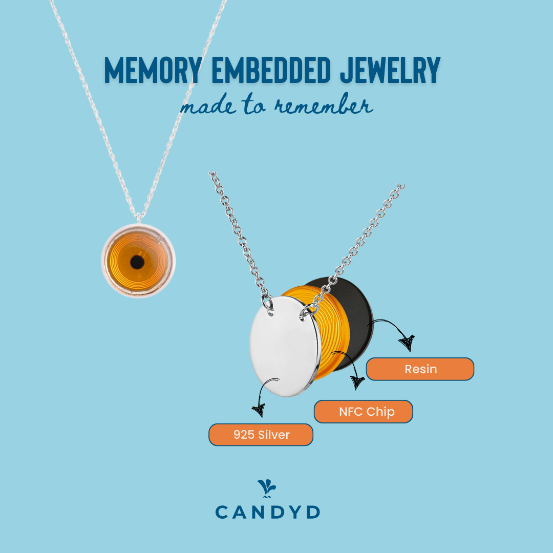 Black Navy Blue Pearl Orange Evil Eye