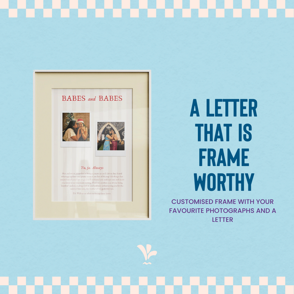 Letter Memory Frame