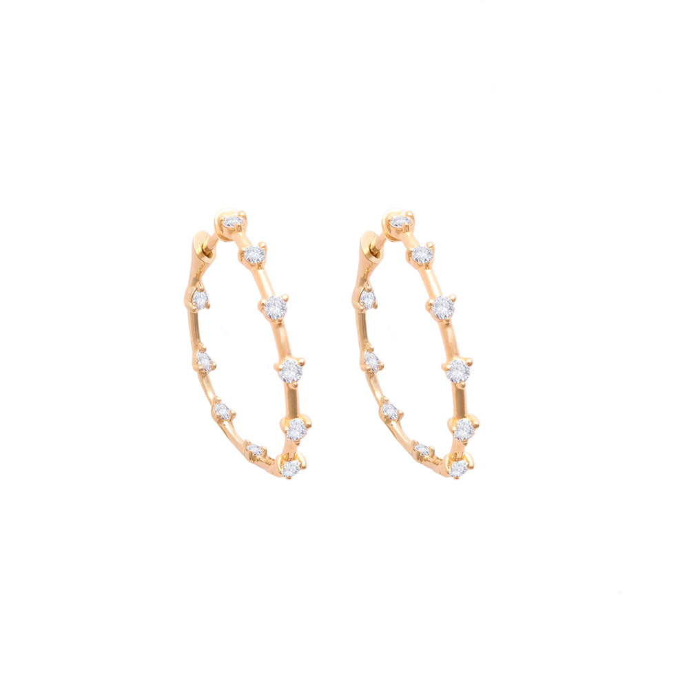 Stardust Hoops