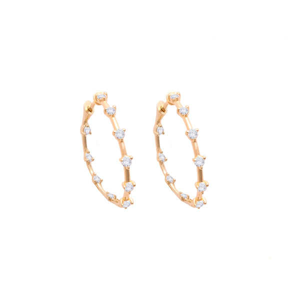 Stardust Hoops