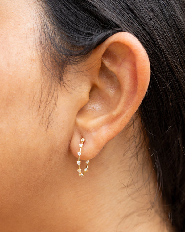 Stardust Hoops