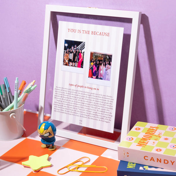 Letter Memory Frame
